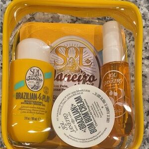 Sol de Janeiro Brazilian 4-Play Moisturizer & Body Oil Set - Yellow and Gold